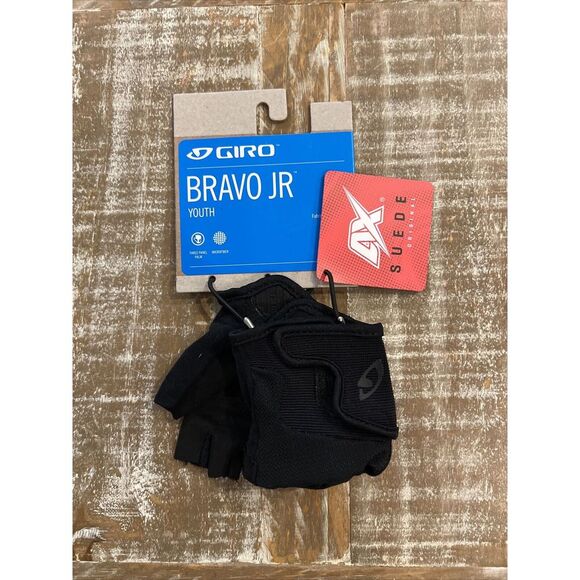 Giro Bravo Junior Bicycle Cycle Bike Mitt‎ Black Size M - Picture 1 of 2